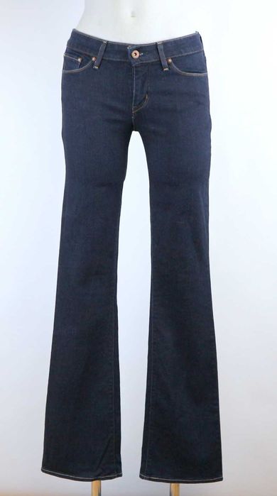 Levis Demi Curve Bootcut Slim W28 L34 spodnie jeansy dzwony pas 2 x 37/39 cm