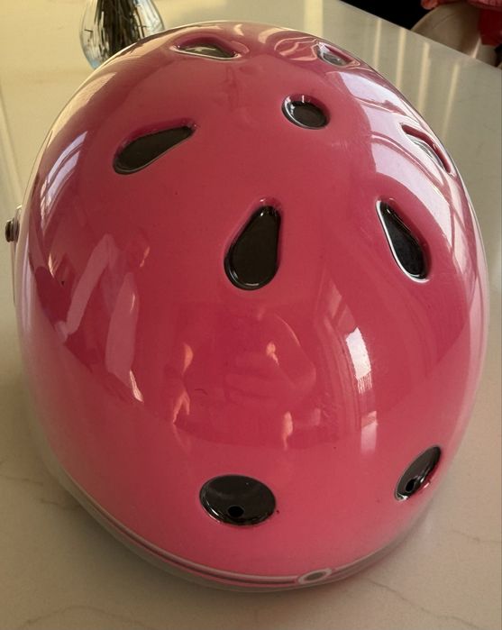 Шолом дитячий з ліхтариком Globber XXS/XS 45-51 cм Deep Pink