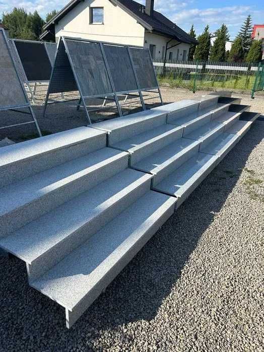 GRANIT Schody 150x33x2 cm granitowe stopnica granitowa brąz królewski