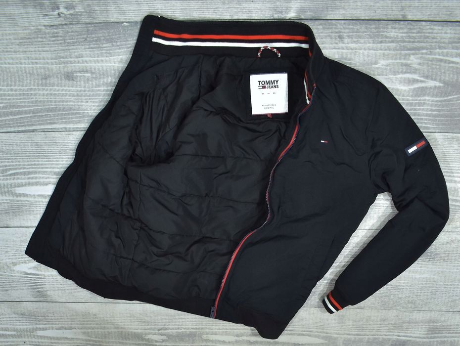 Tommy Hilfiger Przejściowa Ocieplana Kurtka Męska Bomber L