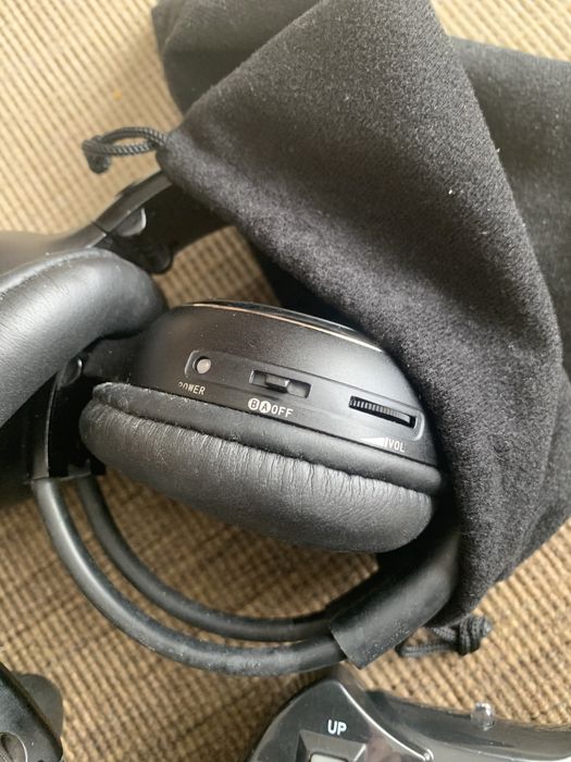 Fones de ouvido sem fios para dvd carro