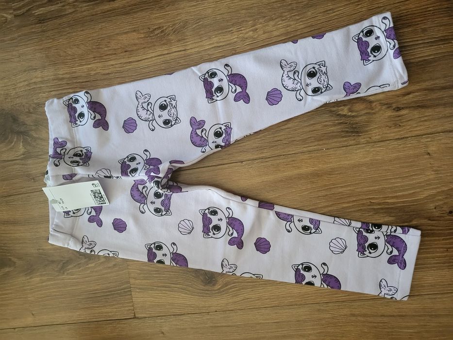 Legginsy ocieplane gabby 92 h&m