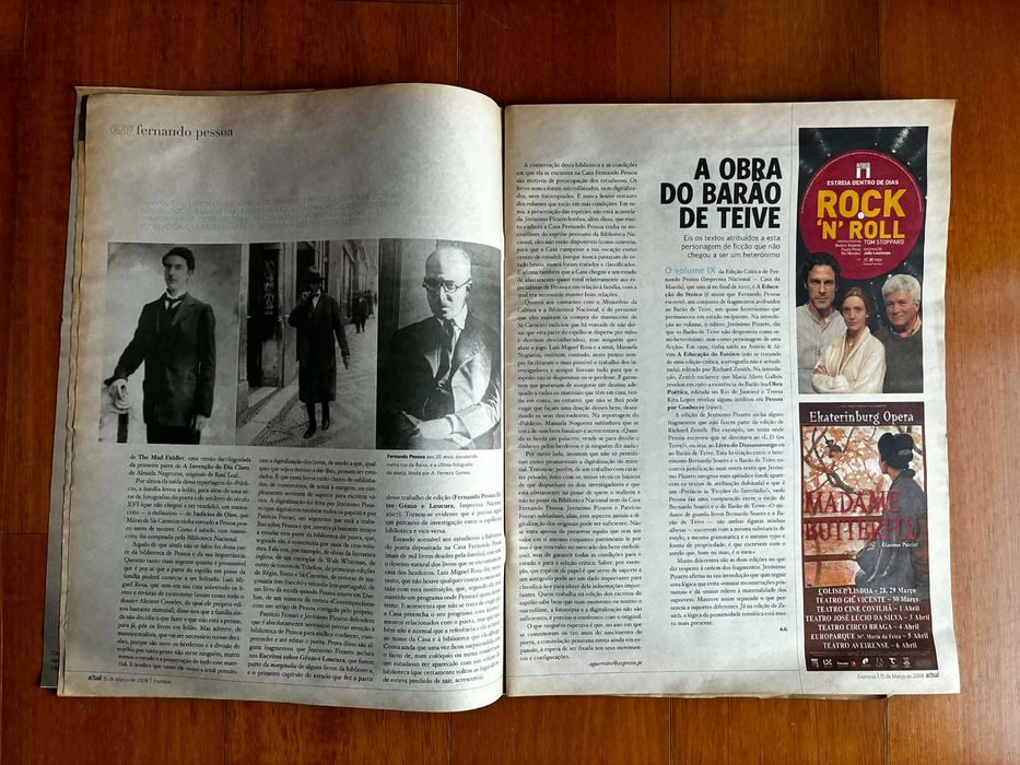 Revista Atual Expresso: Fernando Pessoa