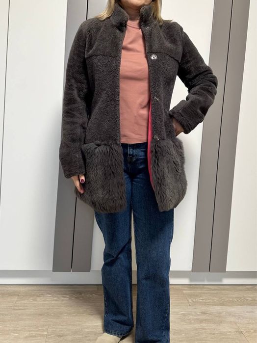 Полушубок цигейка 44 46