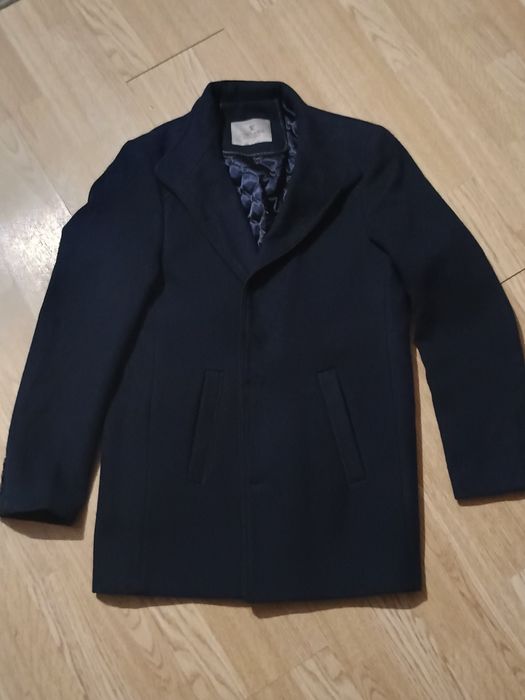 Płaszcz męski wełna i kaszmir