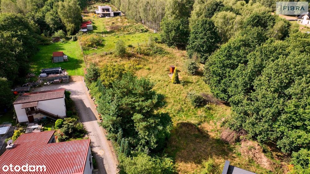 Działka budowlana wśród zieleni – 3 linia zabudow