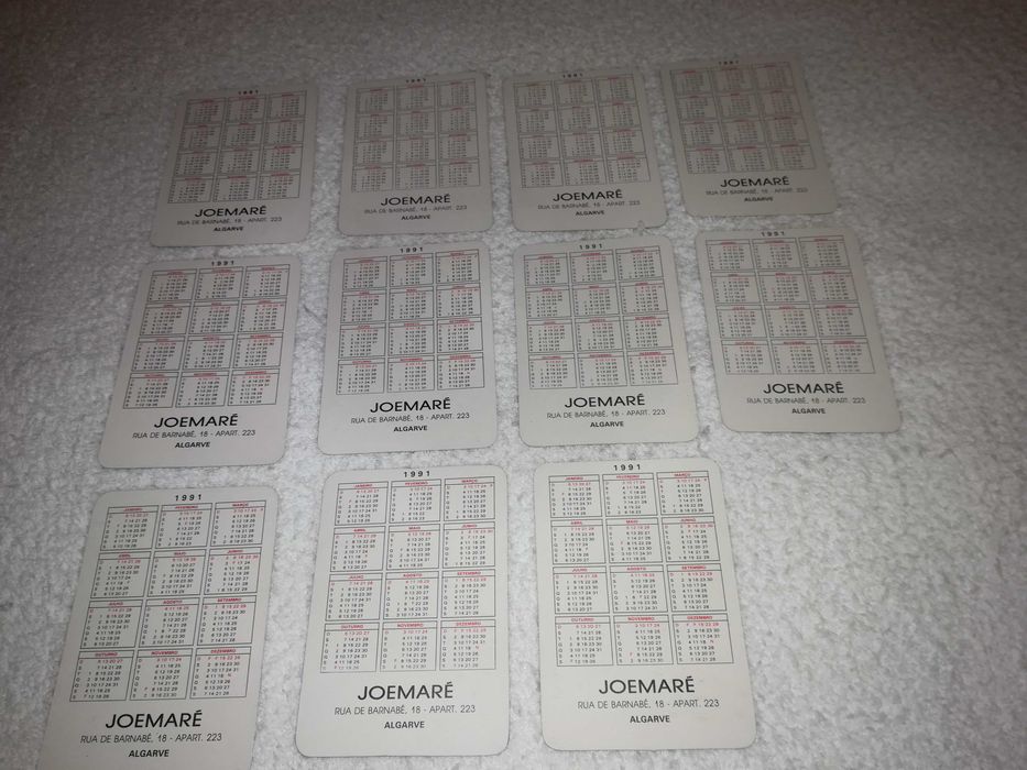 lambada (11 calendários com fotos do videoclip da música lambada)