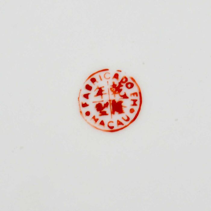 Prato Porcelana da China – Luta de Galos – 2ª metade do séc. XX