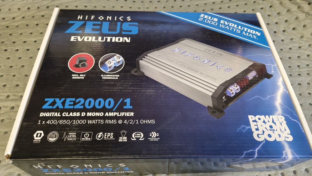 Wzmacniacz Hifonics Zeus  ZXE2000/1  monoblock