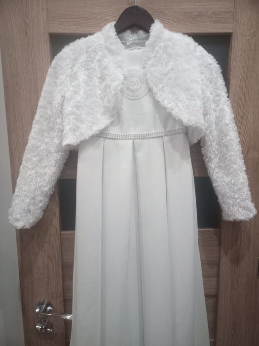 Sukienka komunijna+ bolerko