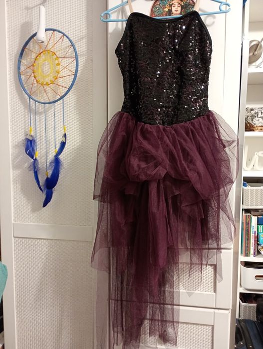 Strój taneczny fiolet, S