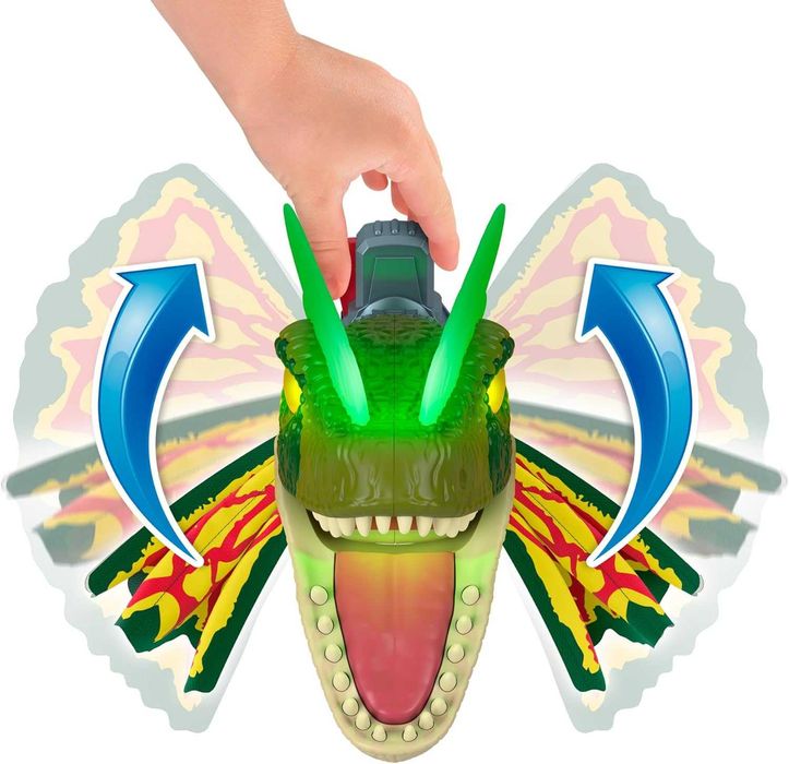 Динозавр Ділофозавр Imaginext Jurassic World Dilophosaurus Fierce