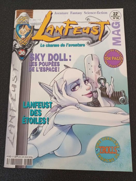 Lote de 4 revistas comics Lanfeust MAG  33-36 ano 2001 SOLEIL