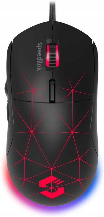 SpeedLink Corax mysz przewodowa USB LED RGB 3200dpi kabel 1.8m PC