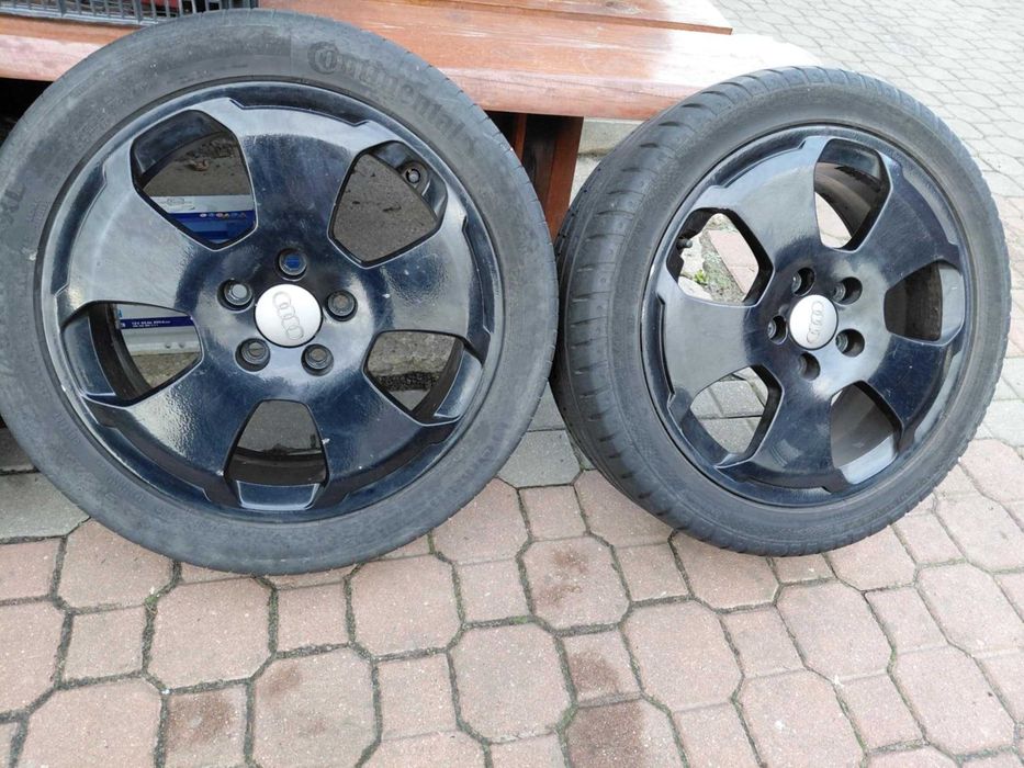 Koła 17 Audi z oponami letnimi 215/45R/17 5x112