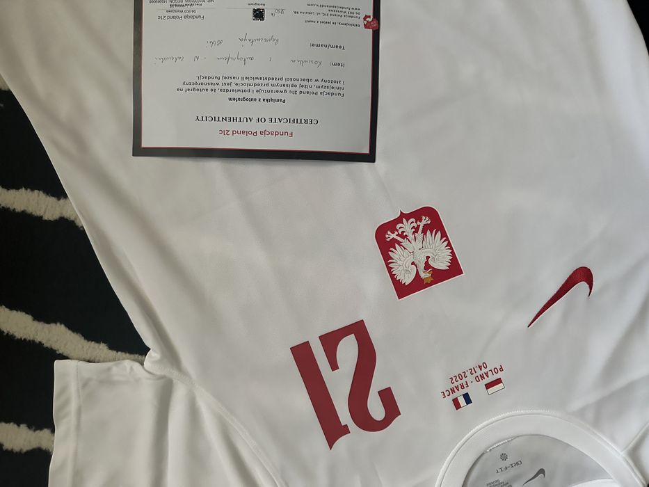 Koszulka reprezantanta Polski ,Nicola Zalewsli
