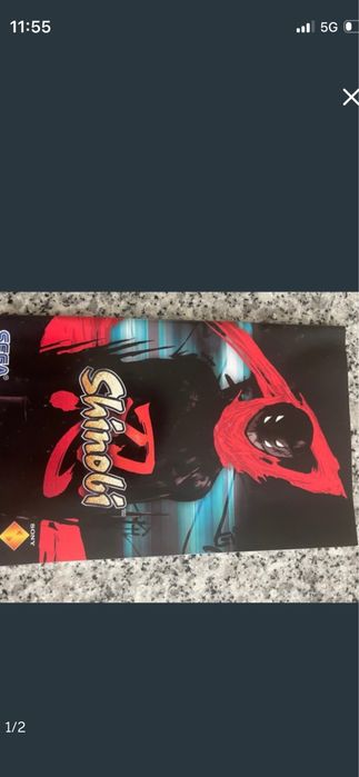 Manual jogo Ps2 Shinobi