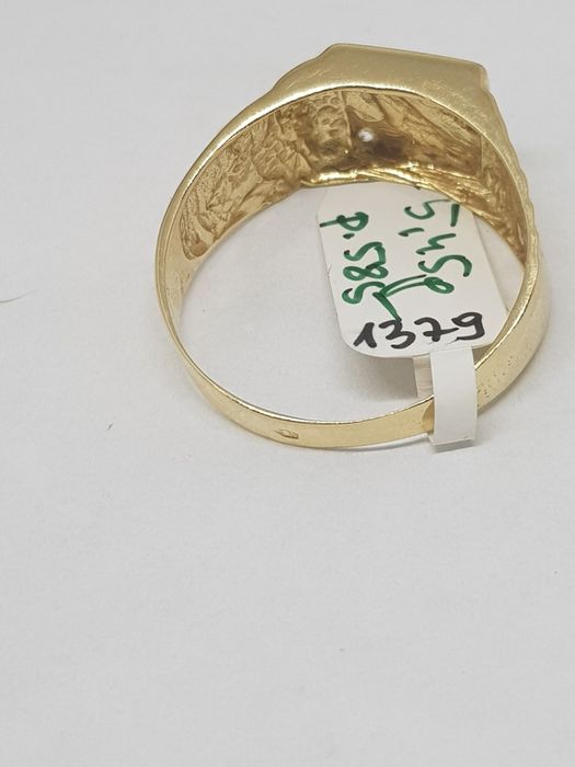 Złoty sygnet złoto 585 Rozmiar 29