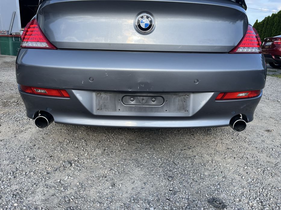 Zderzak tyl tylny bmw e63 e64 spacegrau a52/7 pdc czujniki