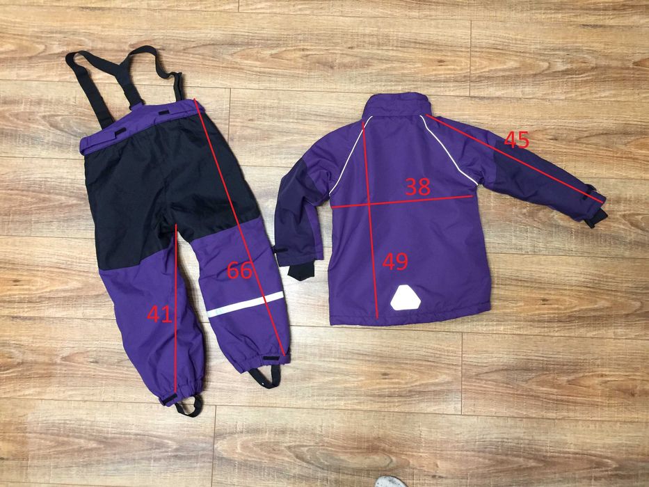 Лыжный костюм зимний комбинезон на девочку оригинал H&M р.110