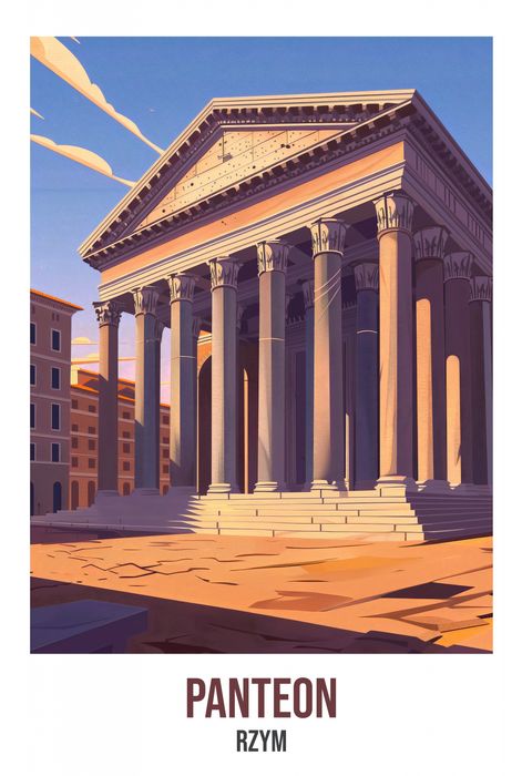 Plakat 68x101cm Panteon