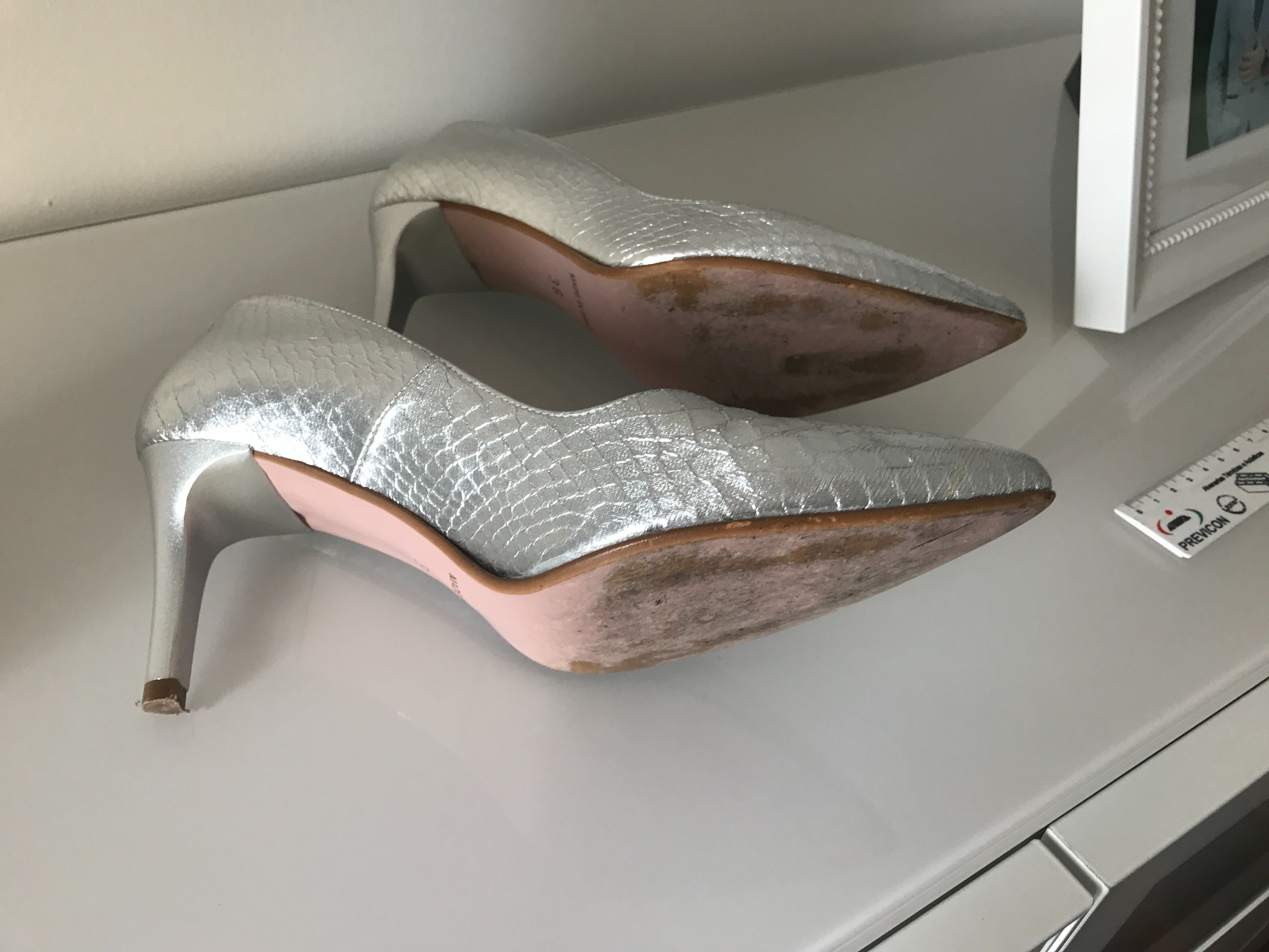 Sapatos hotsell prateados seaside