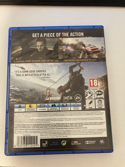 Base de carregamento/ jogo BATTLEFIELD HARDLINE