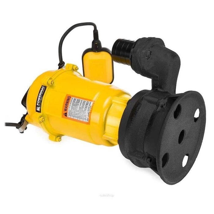 Дренажно-фекальний насос Powermat 1750 Вт 25000 л/год поплавок і ніж