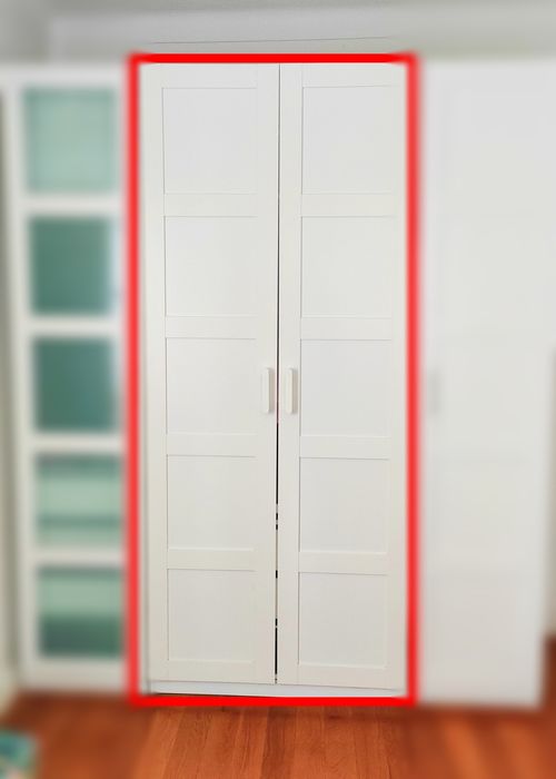 Roupeiro IKEA PAX c/2 portas, 100x60x236cm, em bom estado