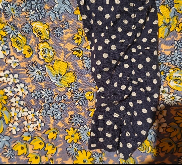 Legginsy bawełniane w kropeczki Lupilu roz. 86-92