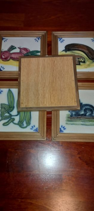 Conjunto 5 azulejos decorativos