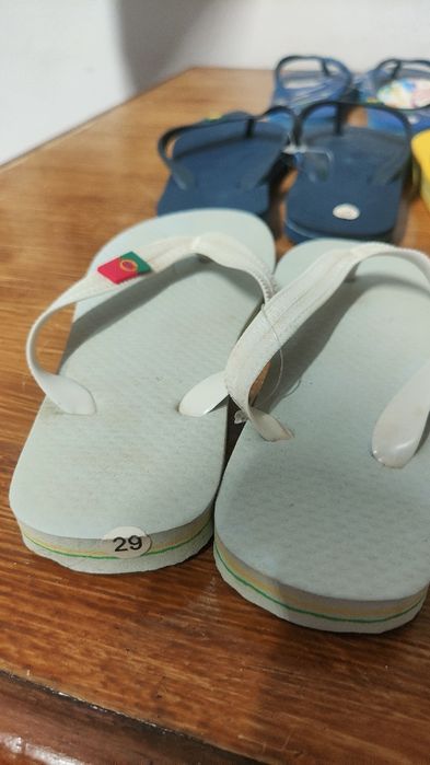 Chinelos praia novos