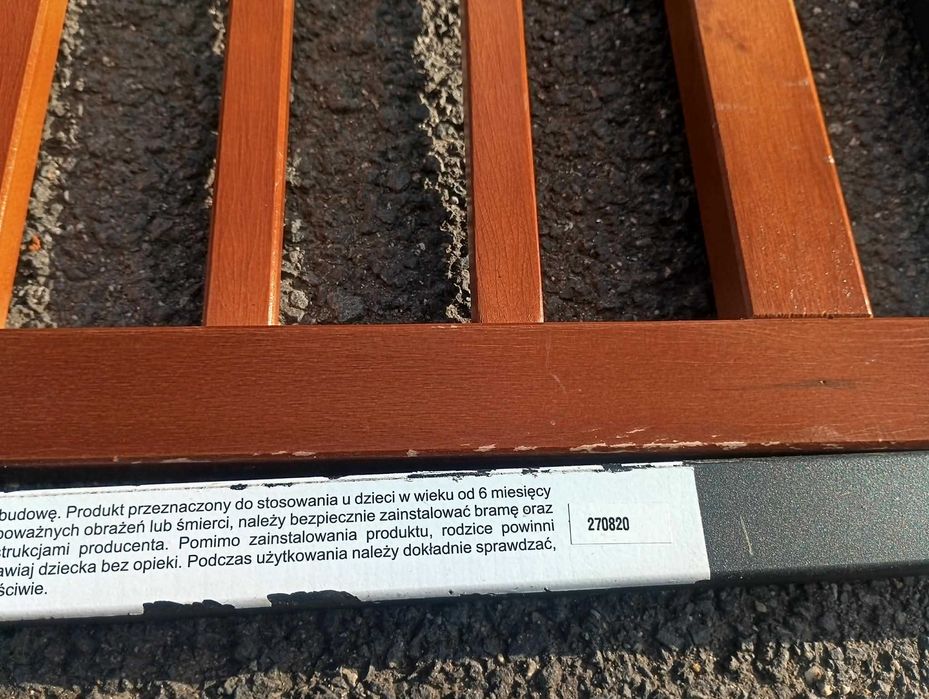 Bramka ochronna HANKS KIDS zabezpieczająca dla dzieci