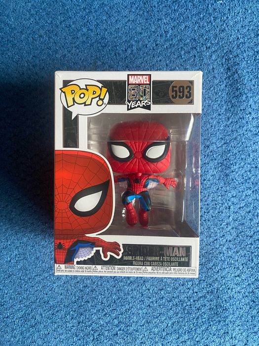 Фанкопоп Людина-Павук 80-ті - Funko POP #593: Spider-Man (First Appearance)