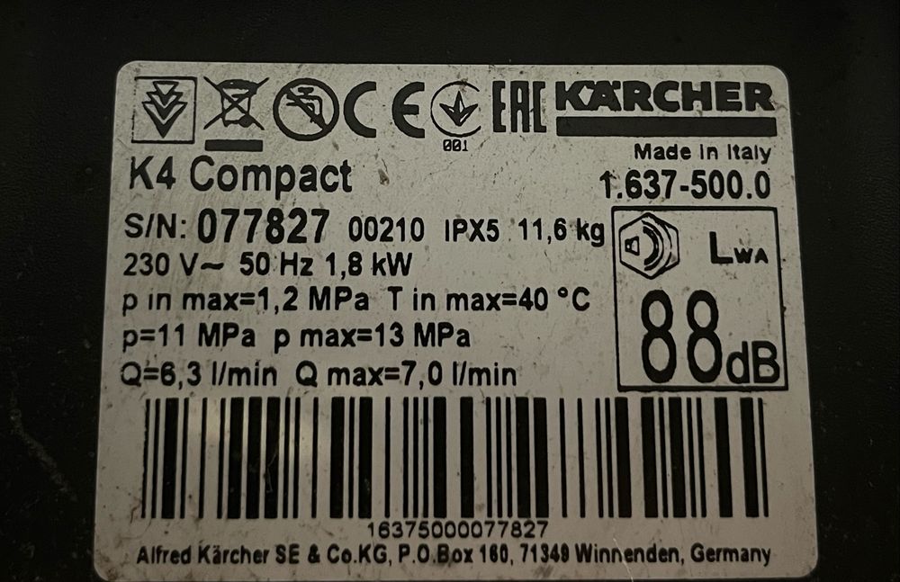 Karcher K4 Compact