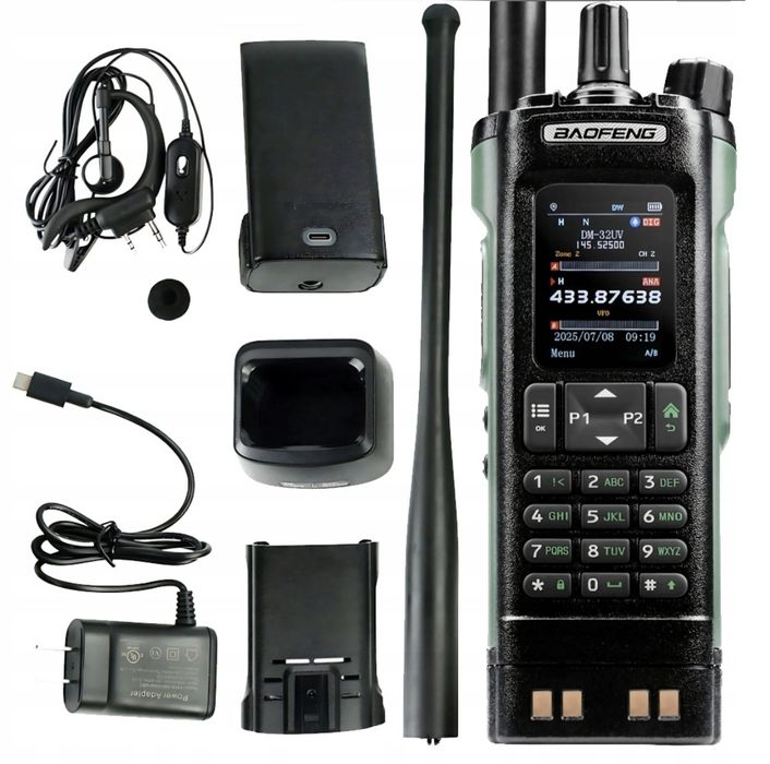 Radiotelefon Baofeng DM-32e HTQ + gratis