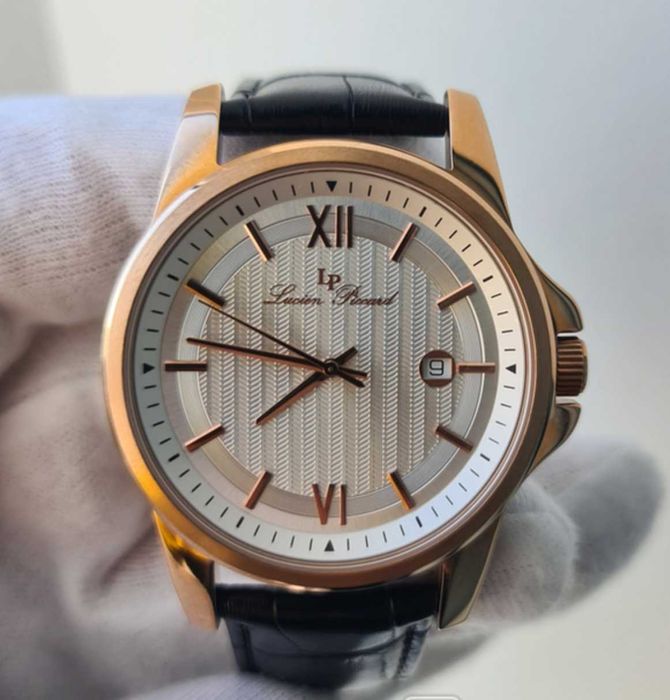 Чоловічий годинник Lucien Piccard LP-10048 Sapphitek 43 mm новий