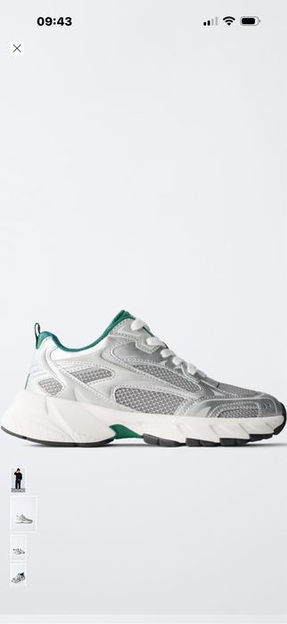 Кросівки фірми zara ,розмір 41