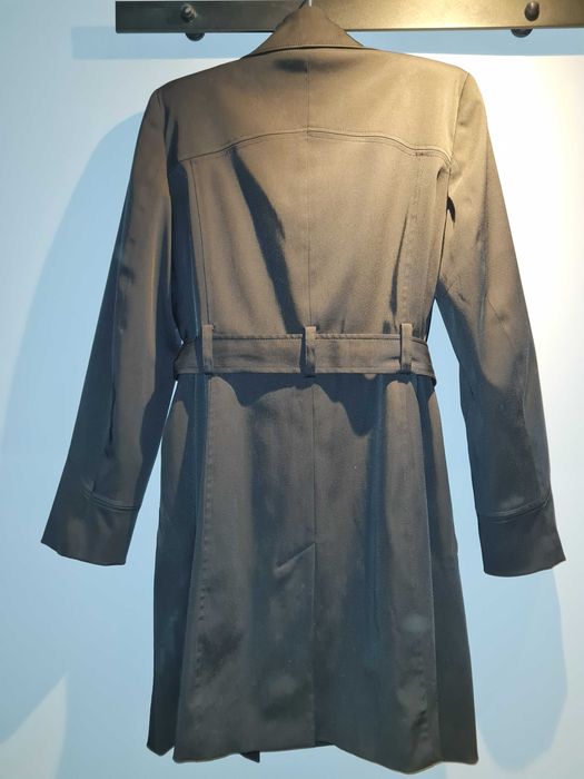 Płaszcz trencz czarny