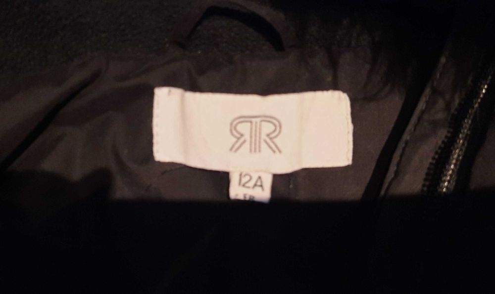 Casaco de menina, preto, 12 anos