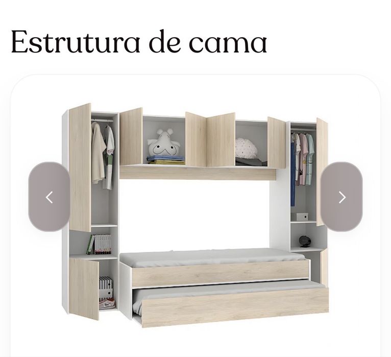 Quarto crianca com 2 camas 90* 200
