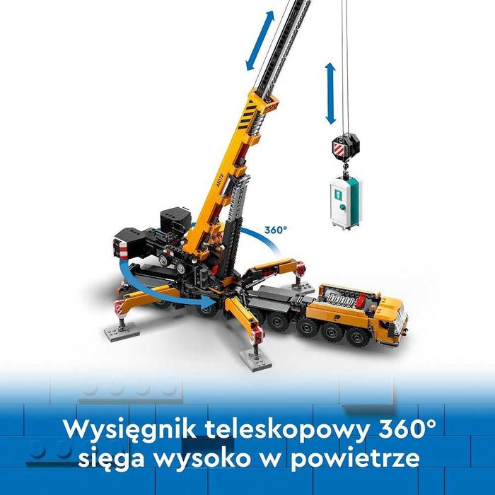 Klocki Lego City 60409 Żółty ruchomy żuraw