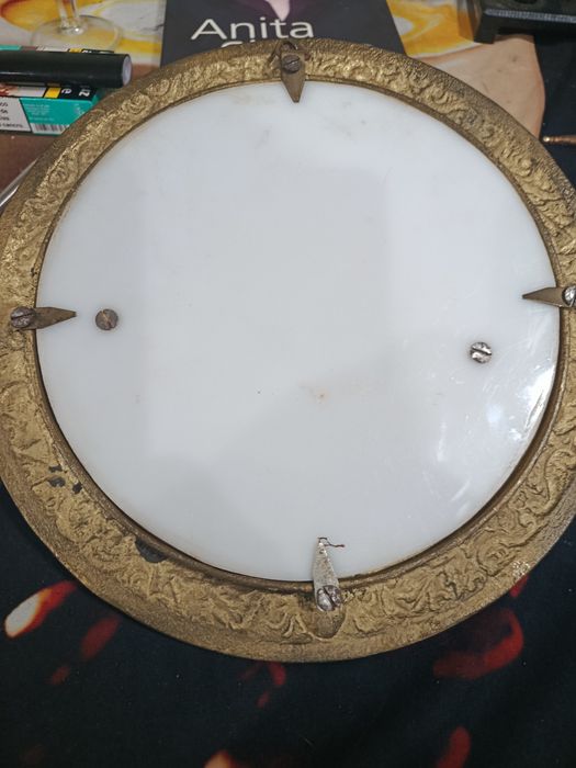 Vendo placa de relevo cabeça Jesus com espinhos em bronze