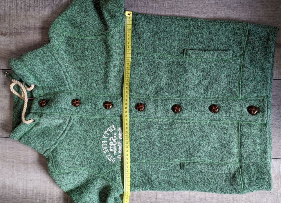 Bluza nowa bez metki na guziki zielona