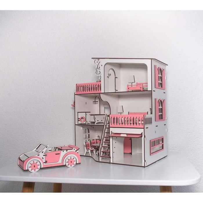 ХІТ! Дерев'яний будиночок для ляльок, домик для ЛОЛ, еко играшка