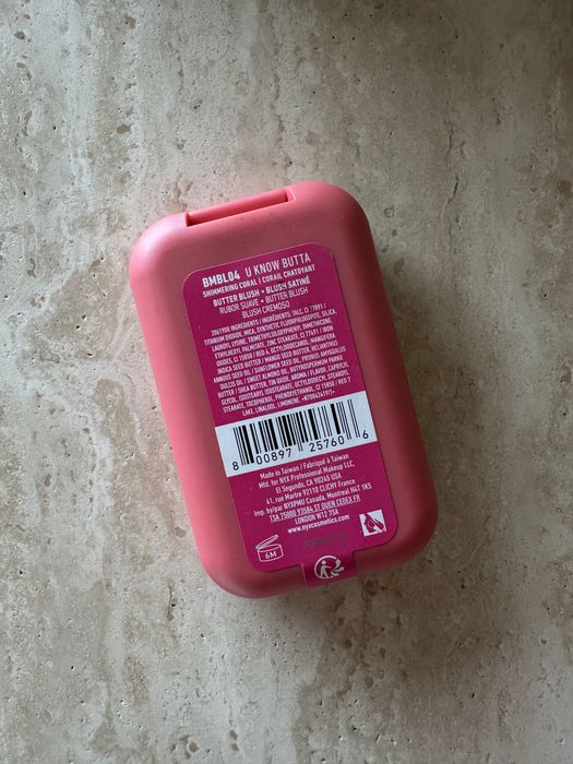 NYX Buttermelt róż do policzków 04 you know butta