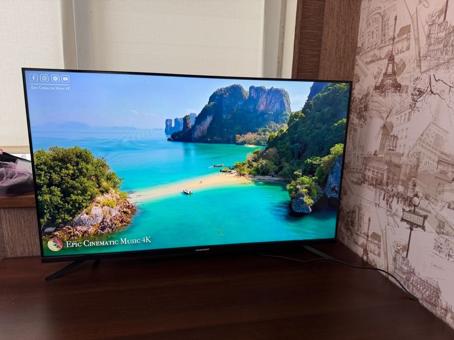 Продам телевізор 43 дюма BlAUPUNKT Wi-Fi, Smart, 4k LED