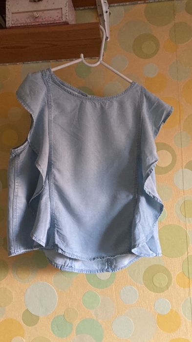 Elegancka bluzka z falbanami MANGO Wiosna Lato