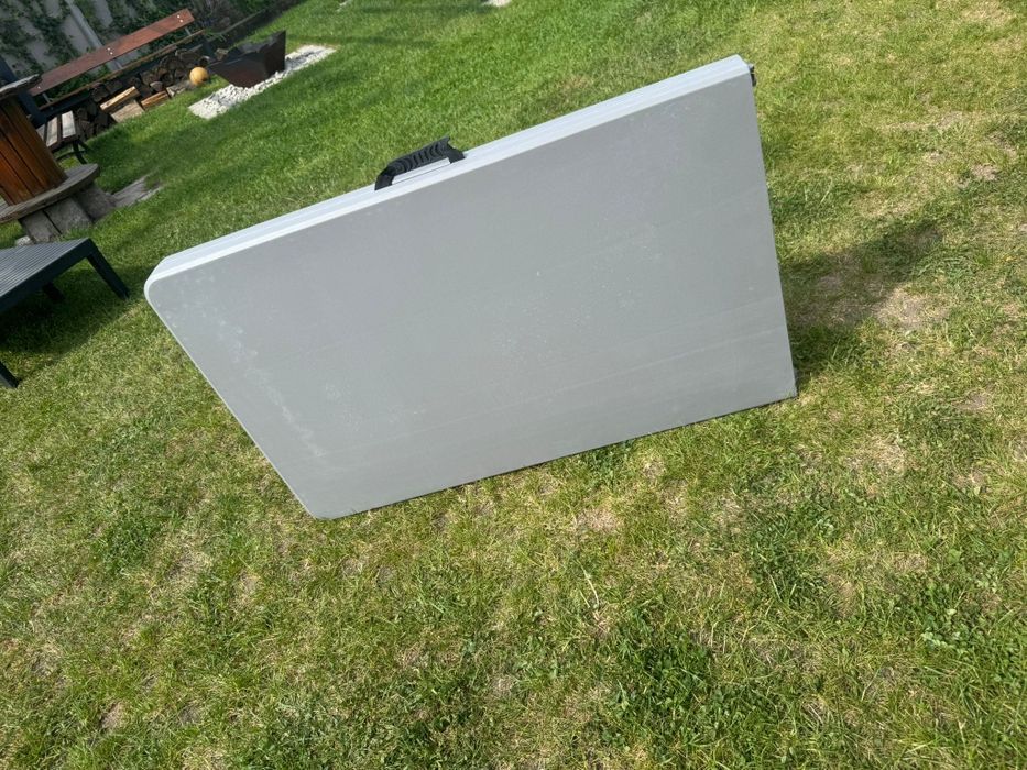 Stół rozkładany 220x70 szary