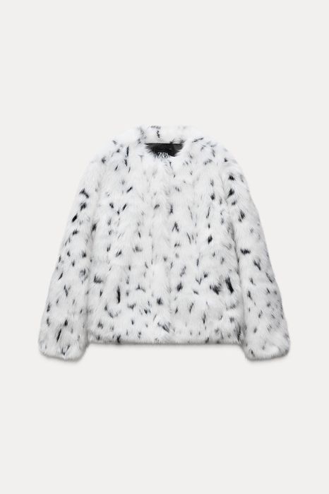 Шуба zara трендова